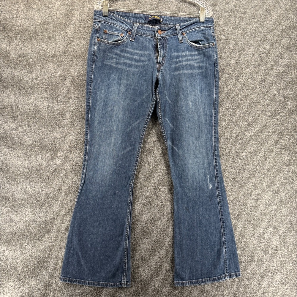 Levis 524 Jeans Junior 13 Blue Bootcut Too Superlow Rise 90s Boho Western